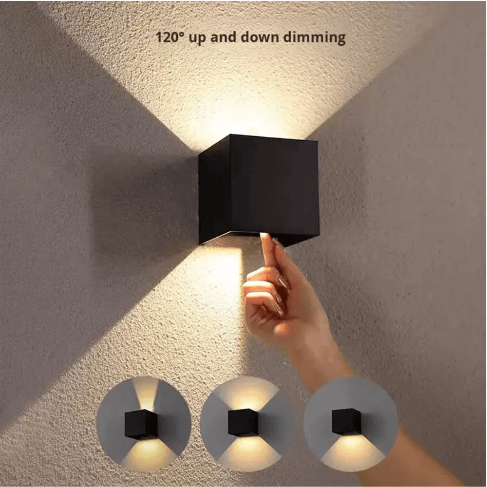 Outdoor Rechargeable Wall Light with Motion Sensor