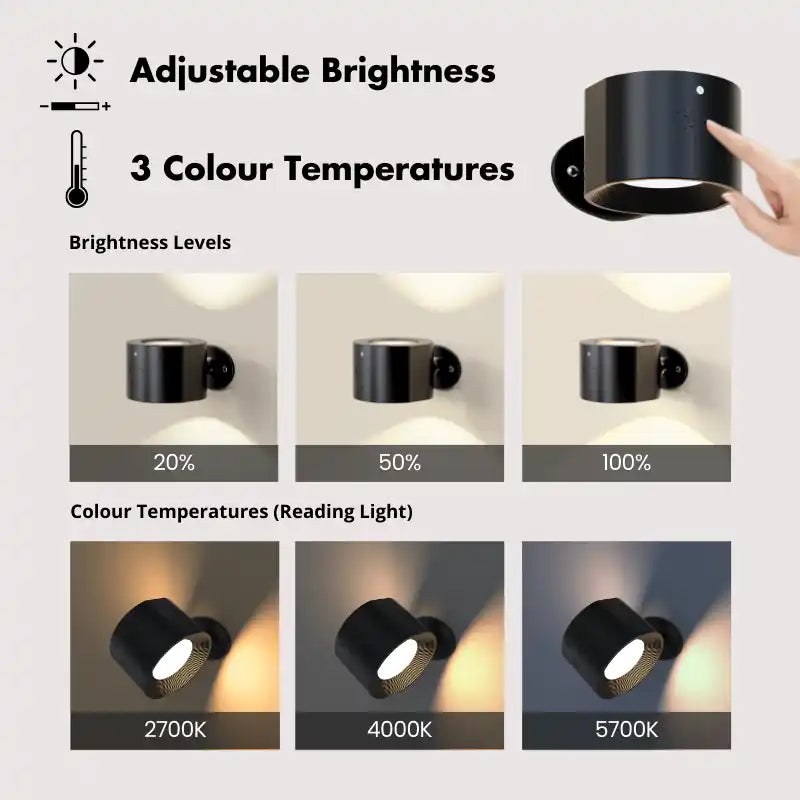 LED Rechargeable Wall Light/Sconce - Nova Lights