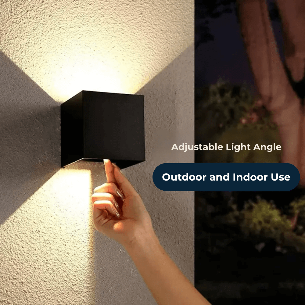 Outdoor Rechargeable Wall Light with Motion Sensor